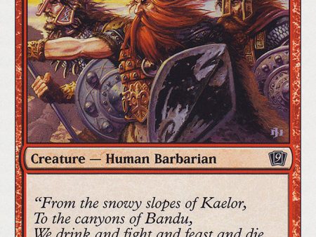 Balduvian Barbarians [Ninth Edition] Supply