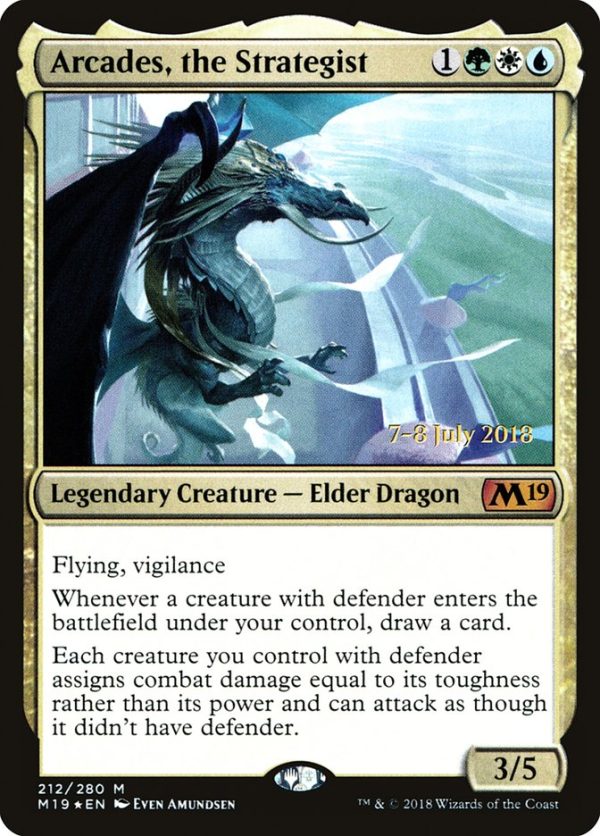 Arcades, the Strategist [Core Set 2019 Prerelease Promos] For Cheap