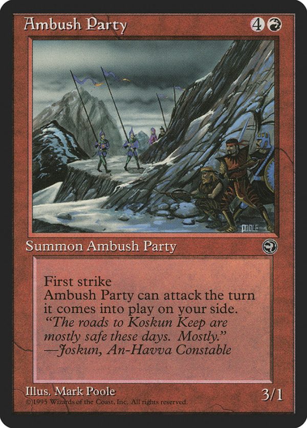 Ambush Party (Joskun Flavor Text) [Homelands] on Sale