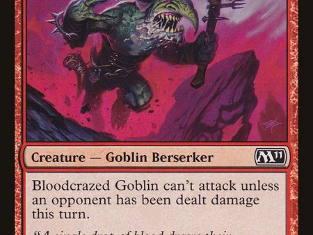 Bloodcrazed Goblin [Magic 2011] Online