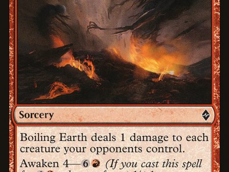 Boiling Earth [Battle for Zendikar] Online now