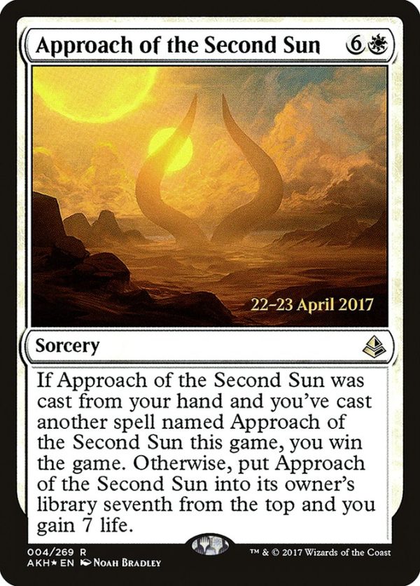 Approach of the Second Sun [Amonkhet Prerelease Promos] Online Sale