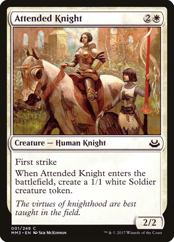 Attended Knight [Modern Masters 2017] Hot on Sale