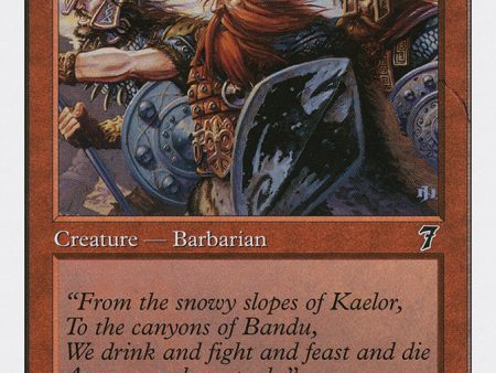 Balduvian Barbarians [Seventh Edition] For Sale