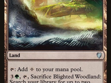 Blighted Woodland [Commander 2017] Hot on Sale