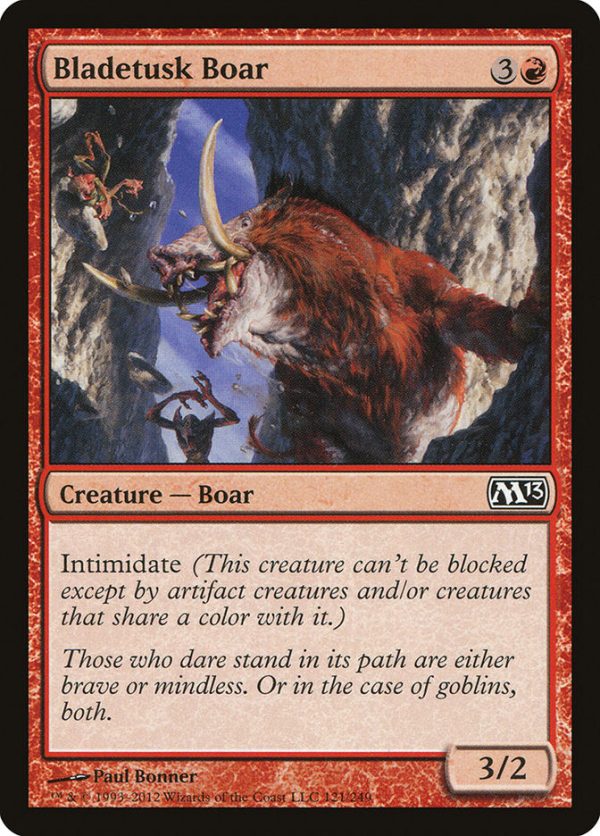 Bladetusk Boar [Magic 2013] For Discount